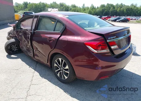 2014 Honda Civic Ex из США, поврежденный, VIN 19XFB2F82EE215942
